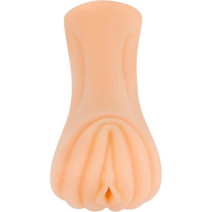 Эластичный мастурбатор в виде вагины телесного цвета. Фотография 5.