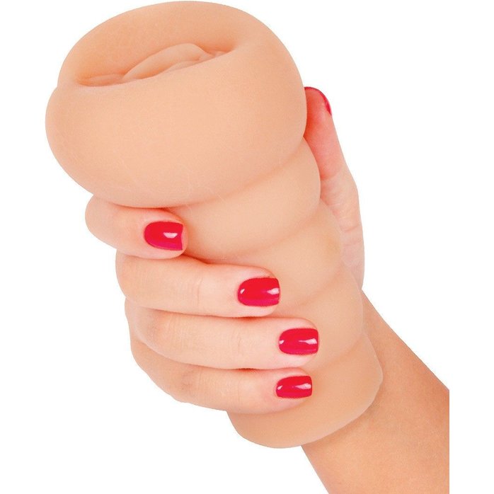 Телесный мастурбатор в виде вагины с узким входом. Фотография 5.