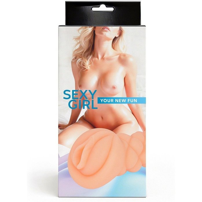 Телесный мастурбатор-вагина с вибропулей и эрекционными кольцами в комплекте. Фотография 4.