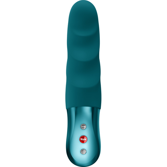 Зеленый вибратор-пульсатор Stronic Petite - 17 см. Фотография 2.