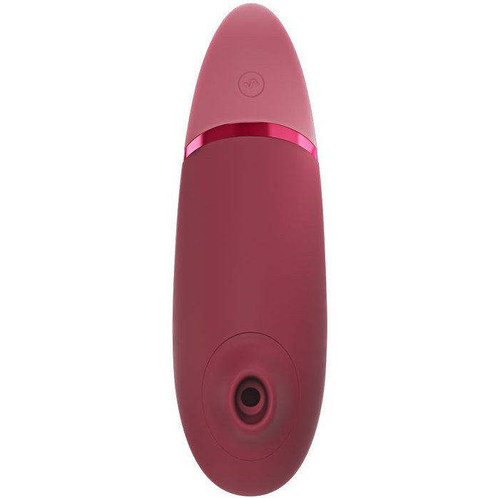 Бордовый бесконтактный клиторальный стимулятор Womanizer Next. Фотография 3.