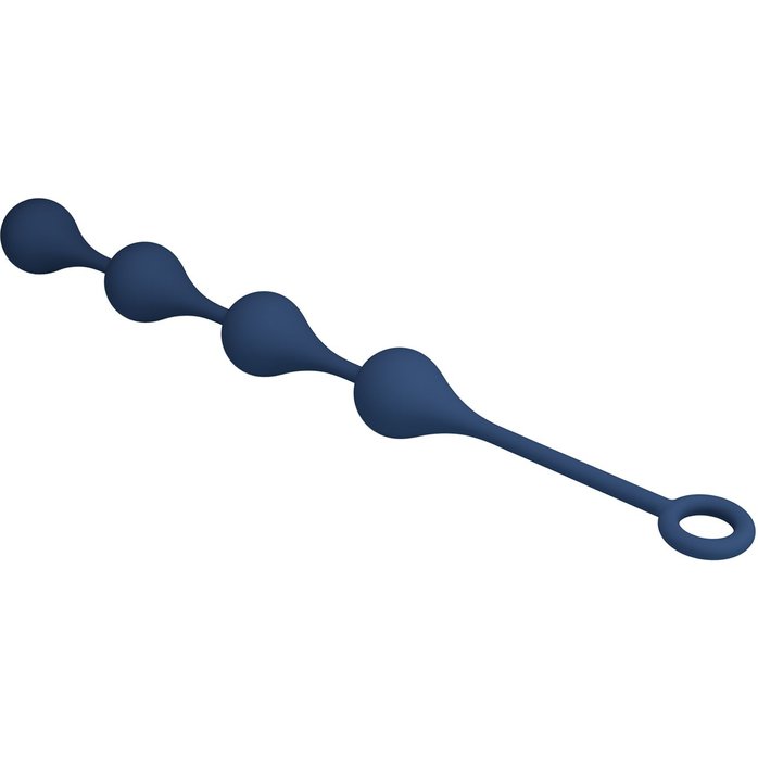 Синяя анальная цепочка - 42,6 см - Mr.Play. Фотография 7.