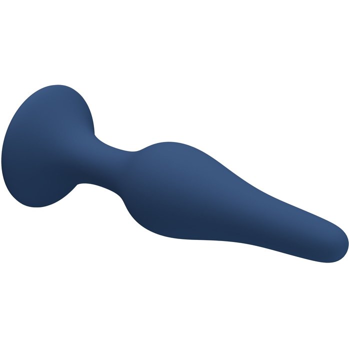 Синяя анальная пробка Slim Anal Plug XL - 15,4 см - Mr.Play. Фотография 6.