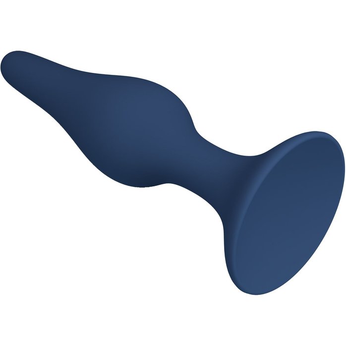 Синяя анальная пробка Slim Anal Plug S - 10,3 см - Mr.Play. Фотография 4.