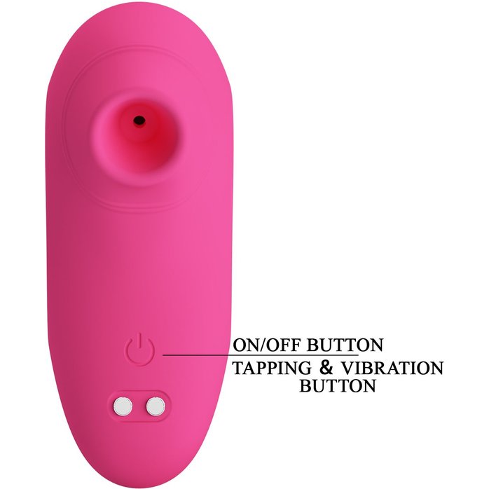 Розовый вакуумный клиторальный массажер Arila - Pretty Love. Фотография 6.