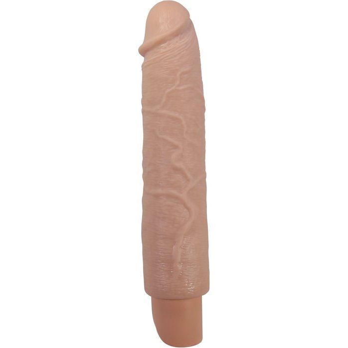Телесный реалистичный вибратор Soren - 25,2 см - Pretty Love. Фотография 4.