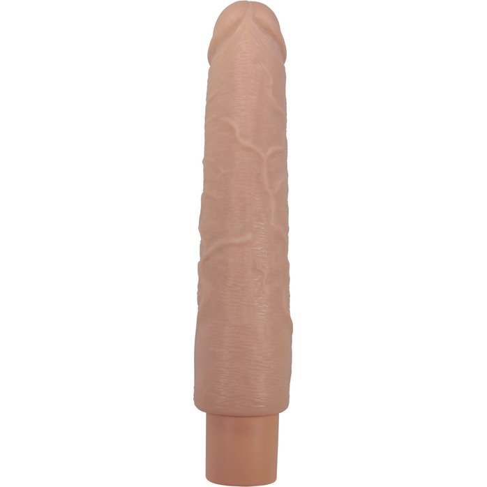 Телесный реалистичный вибратор Soren - 25,2 см - Pretty Love. Фотография 5.
