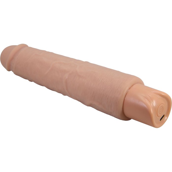 Телесный реалистичный вибратор Soren - 25,2 см - Pretty Love. Фотография 7.