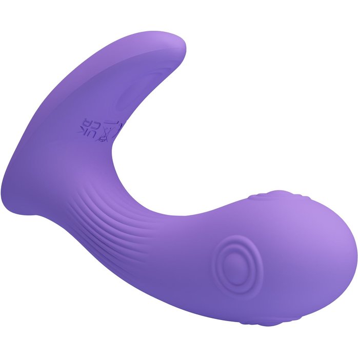 Сиреневый вибратор Andromeda с функцией постукивания - Pretty Love. Фотография 4.