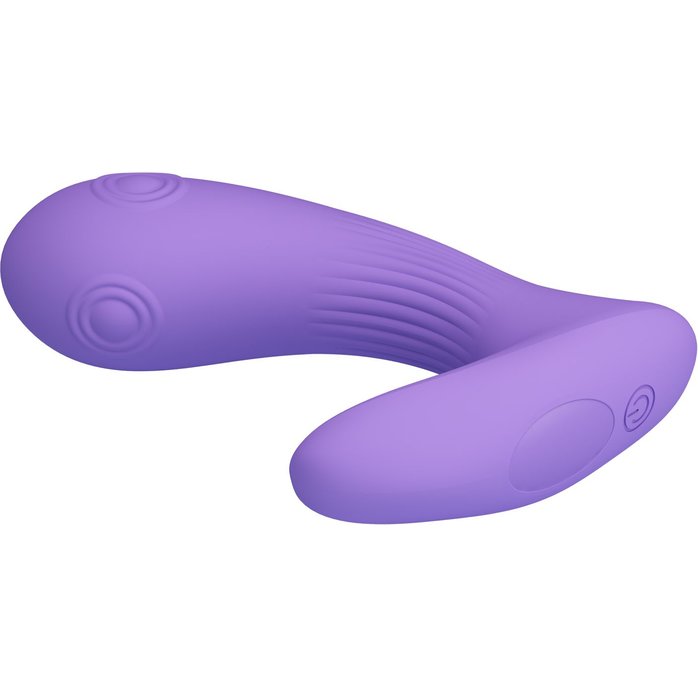 Сиреневый вибратор Andromeda с функцией постукивания - Pretty Love. Фотография 6.