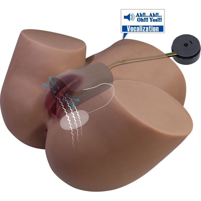 Мастурбатор Briony с 2 любовными каналами - Crazy Bull. Фотография 4.