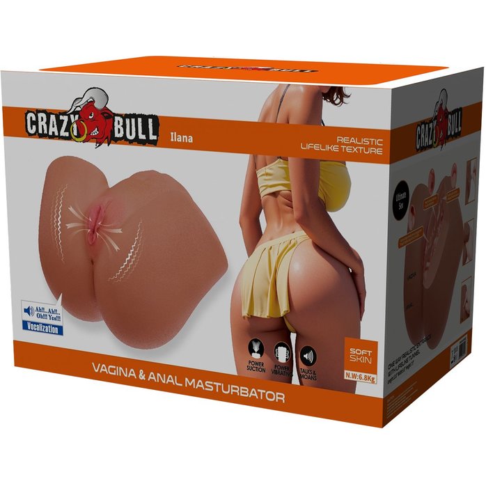 Мастурбатор Ilana с вибрацией и всасыванием. Фотография 2.