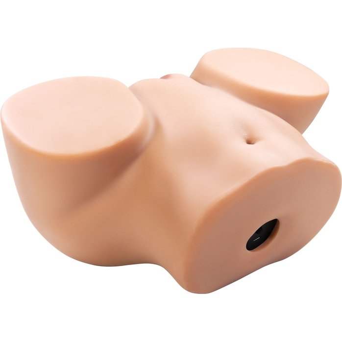 Телесный мастурбатор Olivia с 2 любовными отверстиями - Crazy Bull. Фотография 5.