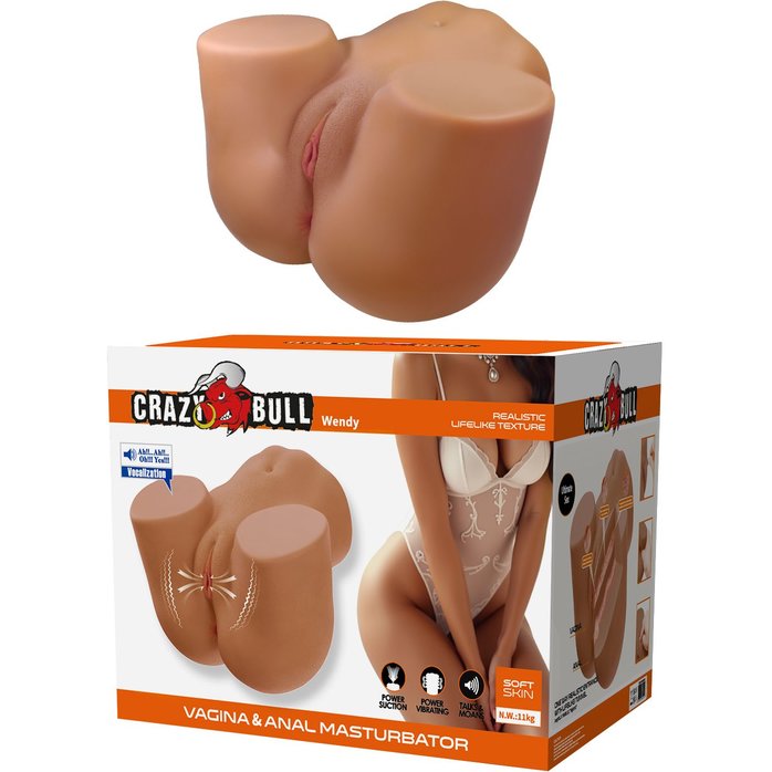 Мастурбатор Wendy с 2 любовными тоннелями - Crazy Bull. Фотография 2.