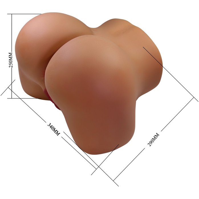 Мастурбатор Wendy с 2 любовными тоннелями - Crazy Bull. Фотография 9.