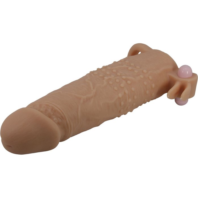 Телесная насадка на пенис Quillon - 20 см - Pretty Love. Фотография 5.