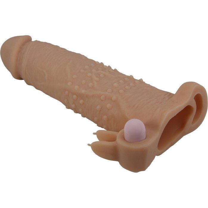 Телесная насадка на пенис Quillon - 20 см - Pretty Love. Фотография 6.