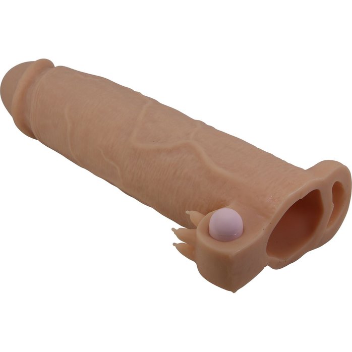 Телесная насадка на пенис Xerxes - 22 см - Pretty Love. Фотография 6.