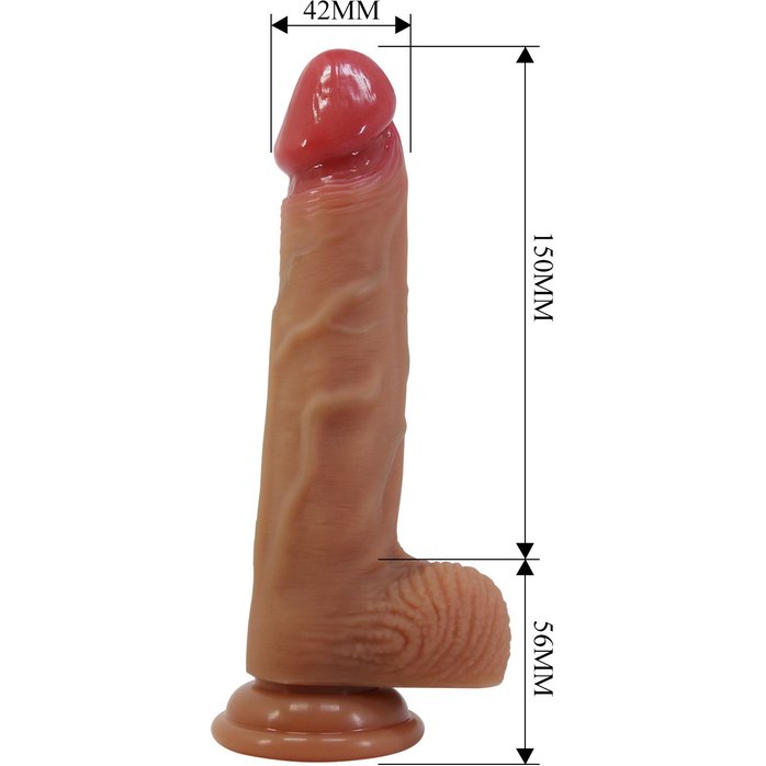 Поясной страпон Wells: трусики в форме бабочки и фаллоимитатор-насадка - Pretty Love. Фотография 9.