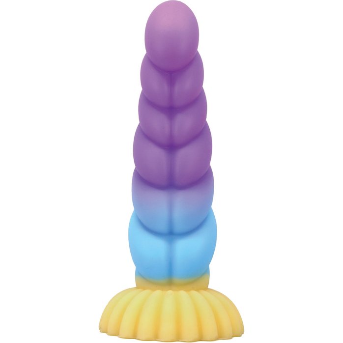 Силиконовый фантазийный фаллоимитатор Unicorn - 22 см. Фотография 4.