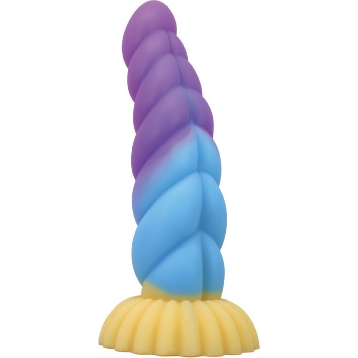 Силиконовый фантазийный фаллоимитатор Unicorn - 22 см. Фотография 5.