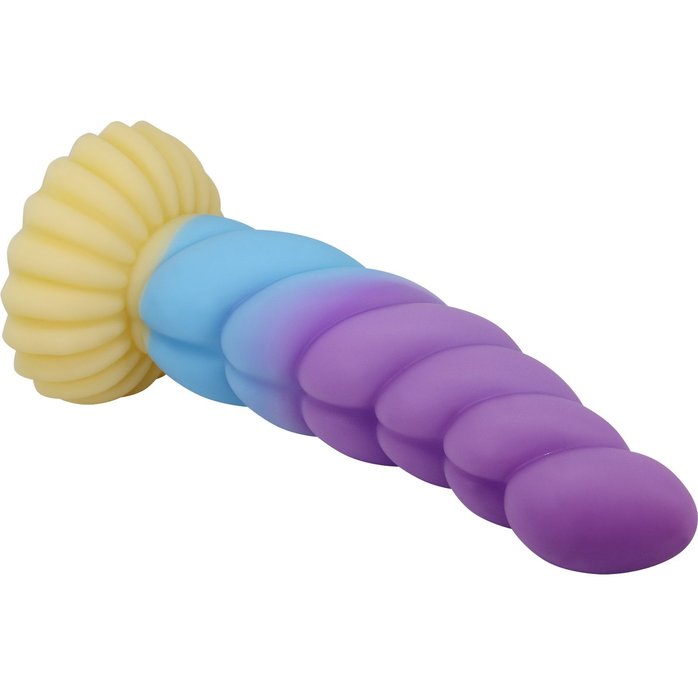 Силиконовый фантазийный фаллоимитатор Unicorn - 22 см. Фотография 7.