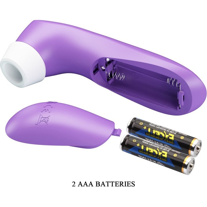 Сиреневый клиторальный стимулятор Breeze. Фотография 11.