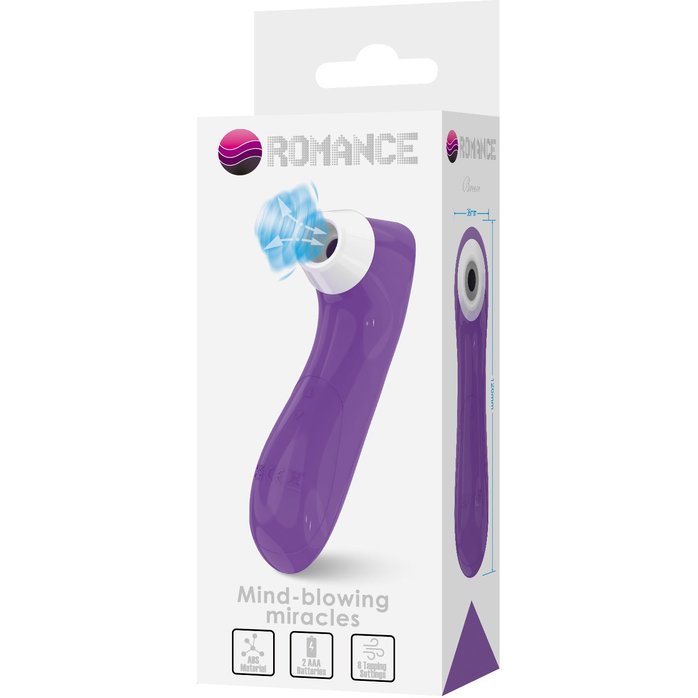 Сиреневый клиторальный стимулятор Breeze. Фотография 3.