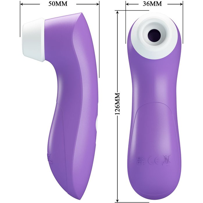 Сиреневый клиторальный стимулятор Breeze. Фотография 10.