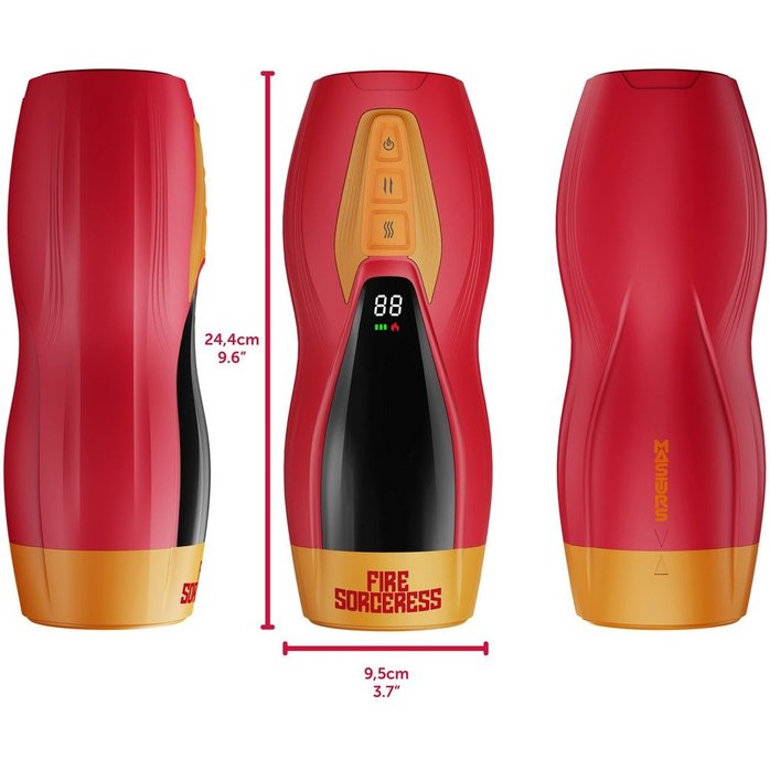 Интерактивный мастурбатор Solara с нагревом, вибрацией и поступательными движениями - Masturs. Фотография 11.