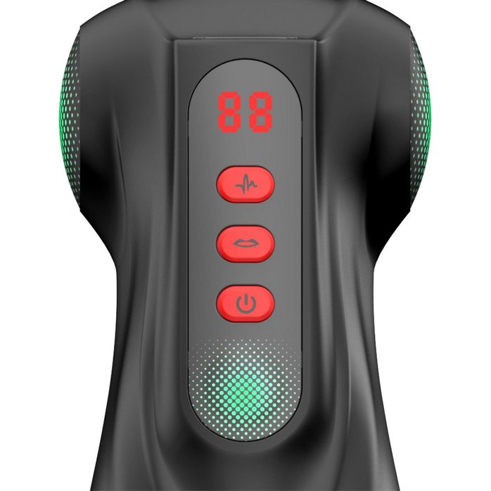 Интерактивный мастурбатор Raven с вакуумом, вибрацией и подсветкой - Masturs. Фотография 7.