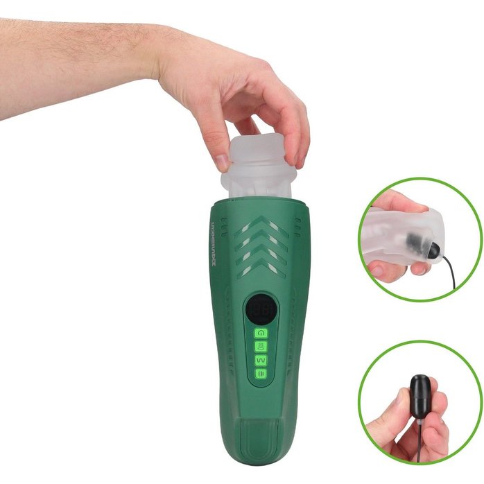 Интерактивный мастурбатор Ayla с вакуумом, вибрацией и голосом - Masturs. Фотография 15.