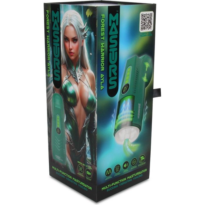 Интерактивный мастурбатор Ayla с вакуумом, вибрацией и голосом - Masturs. Фотография 16.