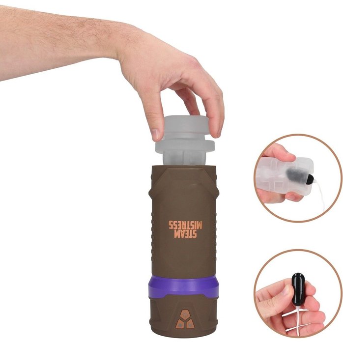 Интерактивный мастурбатор Misty с вакуумом, вибрацией и сжатием - Masturs. Фотография 14.