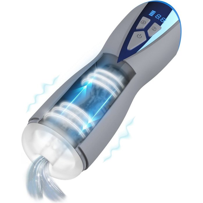 Интерактивный мастурбатор Eloa с вакуумом и вибрацией - Masturs. Фотография 2.