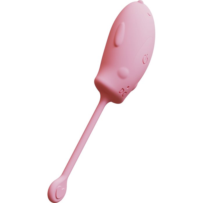 Розовое силиконовое виброяйцо с пультом ДУ. Фотография 3.