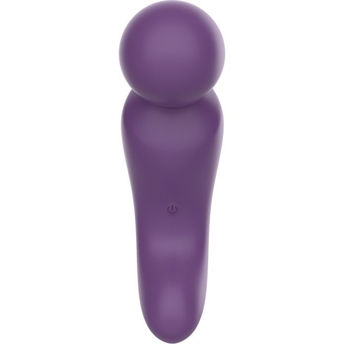 Фиолетовый изогнутый wand-вибратор. Фотография 4.