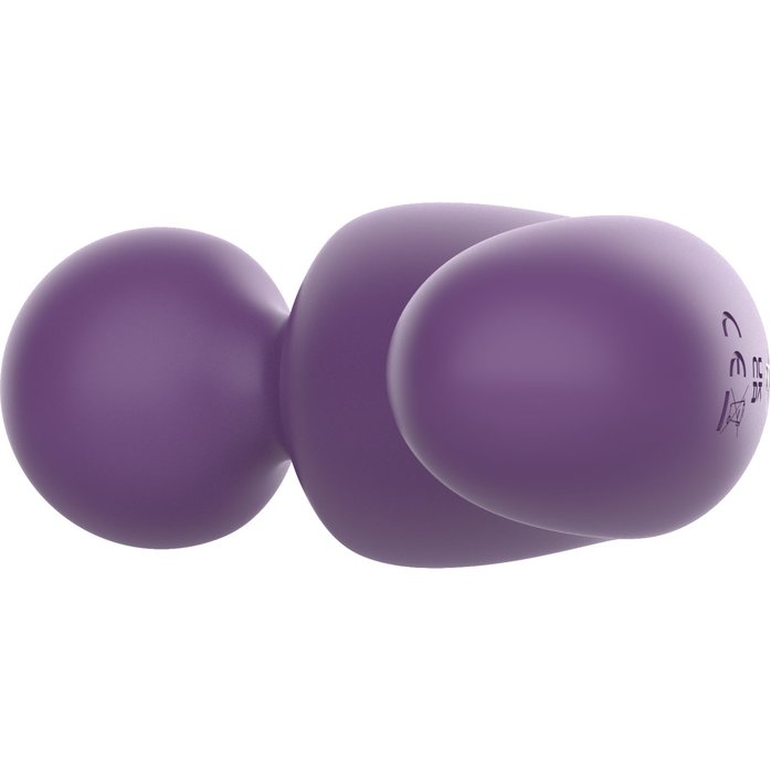 Фиолетовый изогнутый wand-вибратор. Фотография 5.