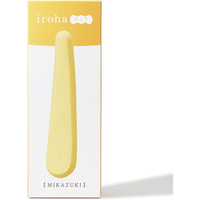 Желтый вибратор iroha Fit Mikazuki - 17,7 см - IROHA Vibrators. Фотография 5.