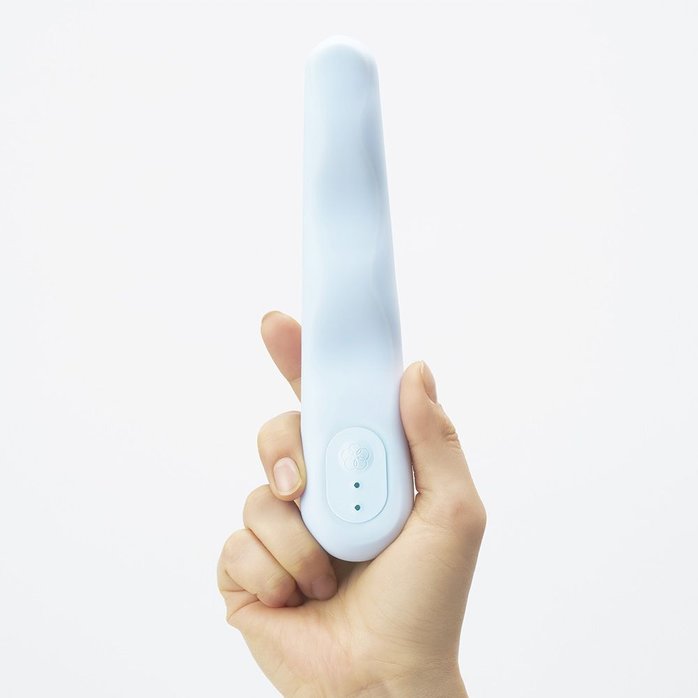 Голубой вибратор iroha Fit Minamozuki - 17,7 см - IROHA Vibrators. Фотография 7.