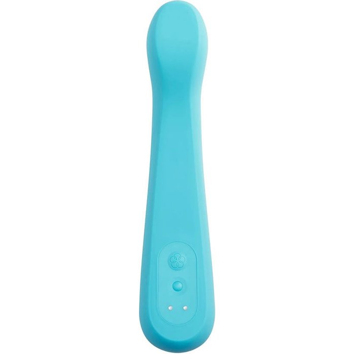 Голубой вибратор с подвижной головкой iroha Fit Aonami - 18 см - IROHA Vibrators. Фотография 2.