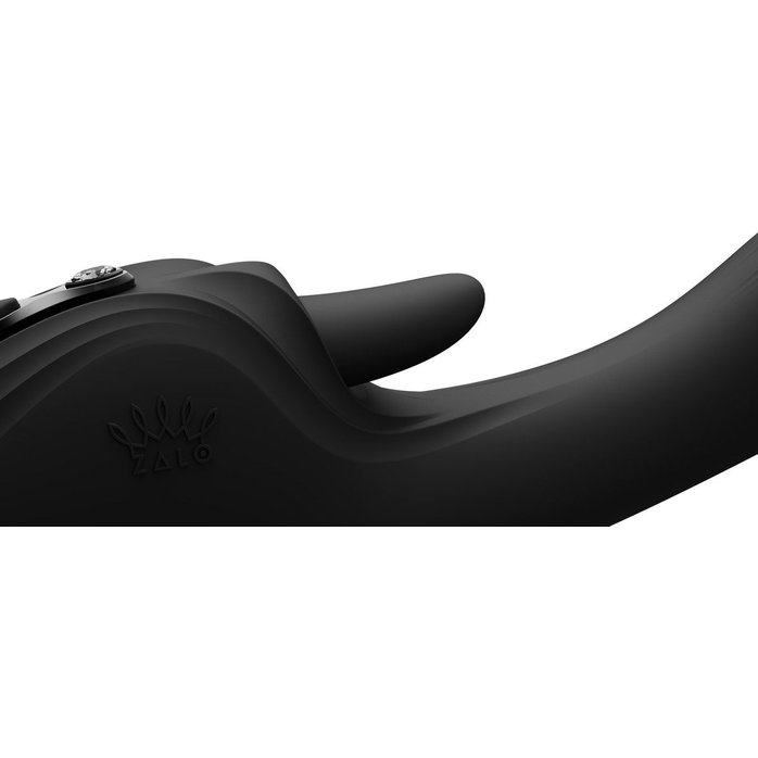 Черный вибростимулятор-кролик с функцией нагрева Ares - 24,6 см. Фотография 7.