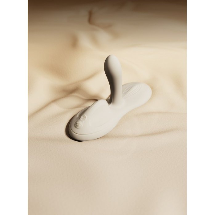 Белая виброподушка с функцией нагрева Flora. Фотография 10.