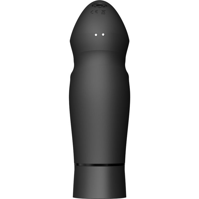 Черная секс-машина с функцией нагрева, насадками и присоской Sesh. Фотография 6.