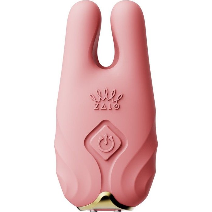 Розовые виброзажимы на соски Nave. Фотография 4.