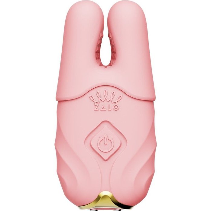 Розовые виброзажимы на соски Nave. Фотография 6.