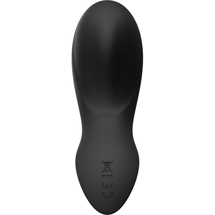 Черный вибромассажёр в трусики Aya с насадкой и пультом ДУ. Фотография 6.