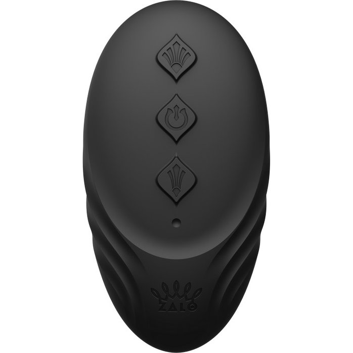 Черный вибромассажёр в трусики Aya с насадкой и пультом ДУ. Фотография 8.