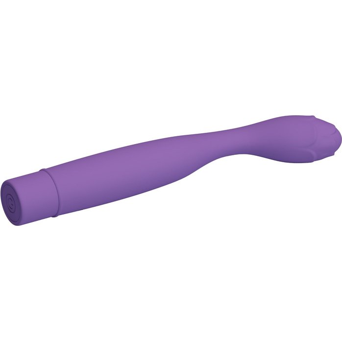 Сиреневый вибростимулятор зоны G Hilary - 18,5 см - Pretty Love. Фотография 4.