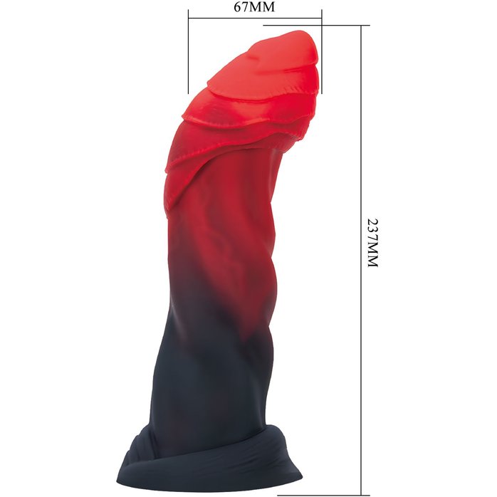 Фаллоимитатор-гигант на присоске Infernal Goliath - 23,7 см. Фотография 5.
